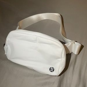 White lululemon Belt Bag 1L